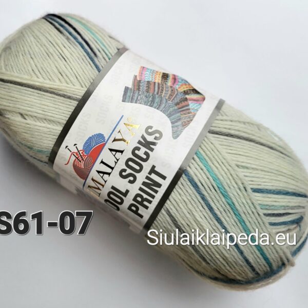 Himalaya Wool Socks Print S61-07