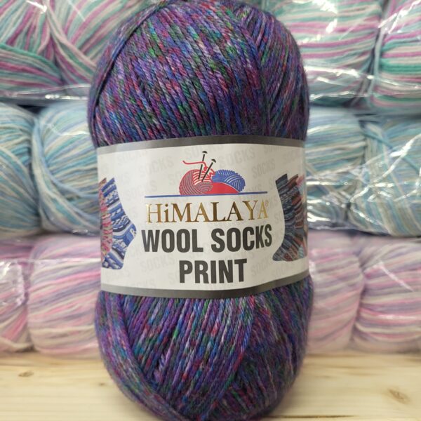 Himalaya Wool Socks Print S07-05