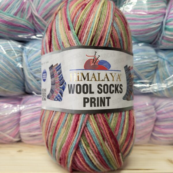 Himalaya Wool Socks Print S42-14