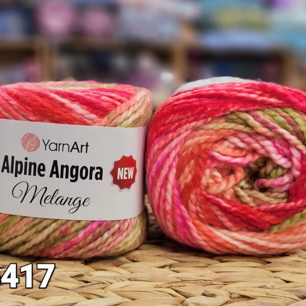YarnArt Alpine Angora Melange 6417