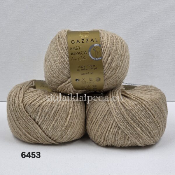 Gazzal Baby Alpaca Pure Colors  6453